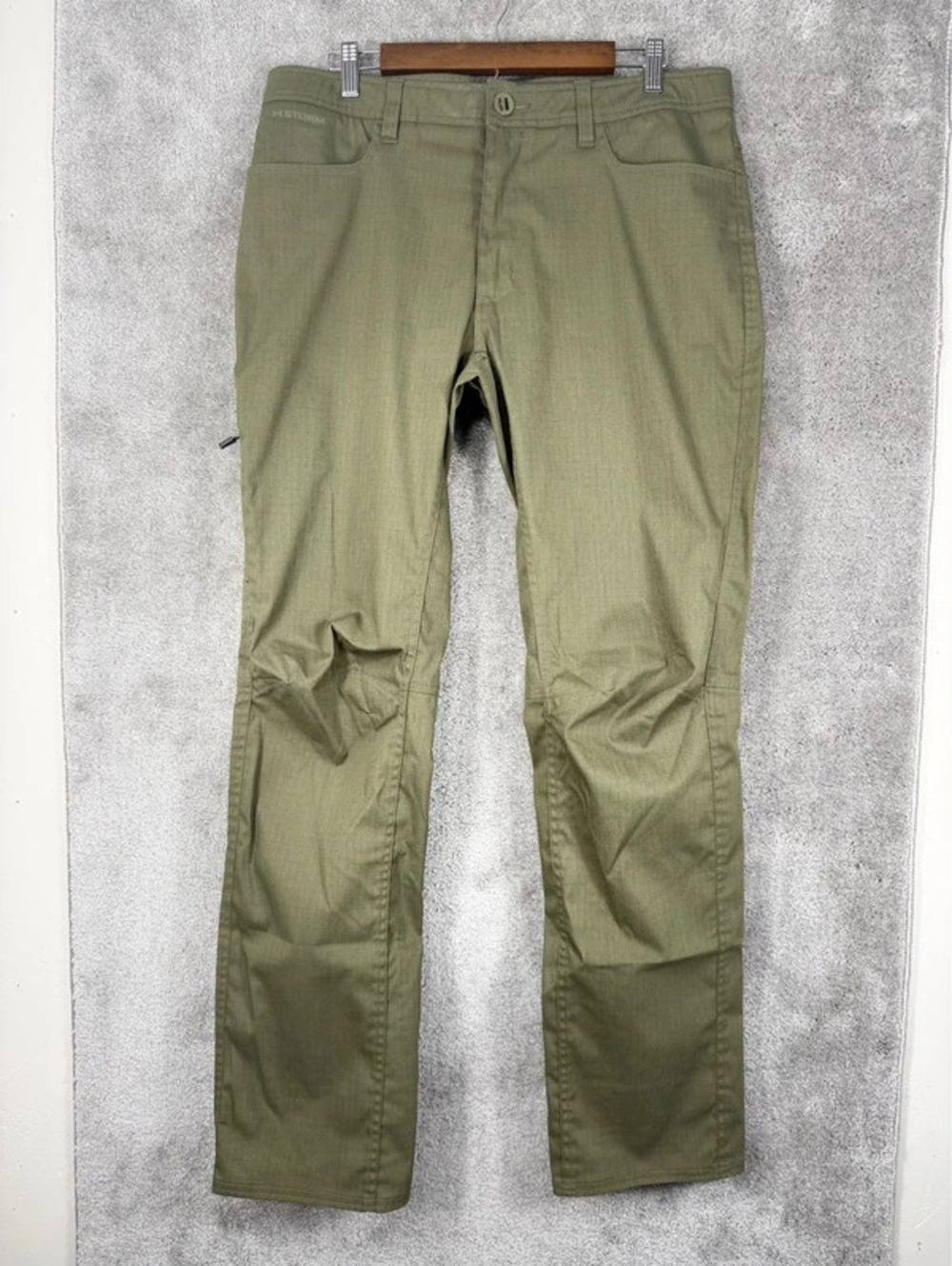 Under Armour Enduro Stretch Storm Ripstop Pants 36/34 Bayou Green 0403